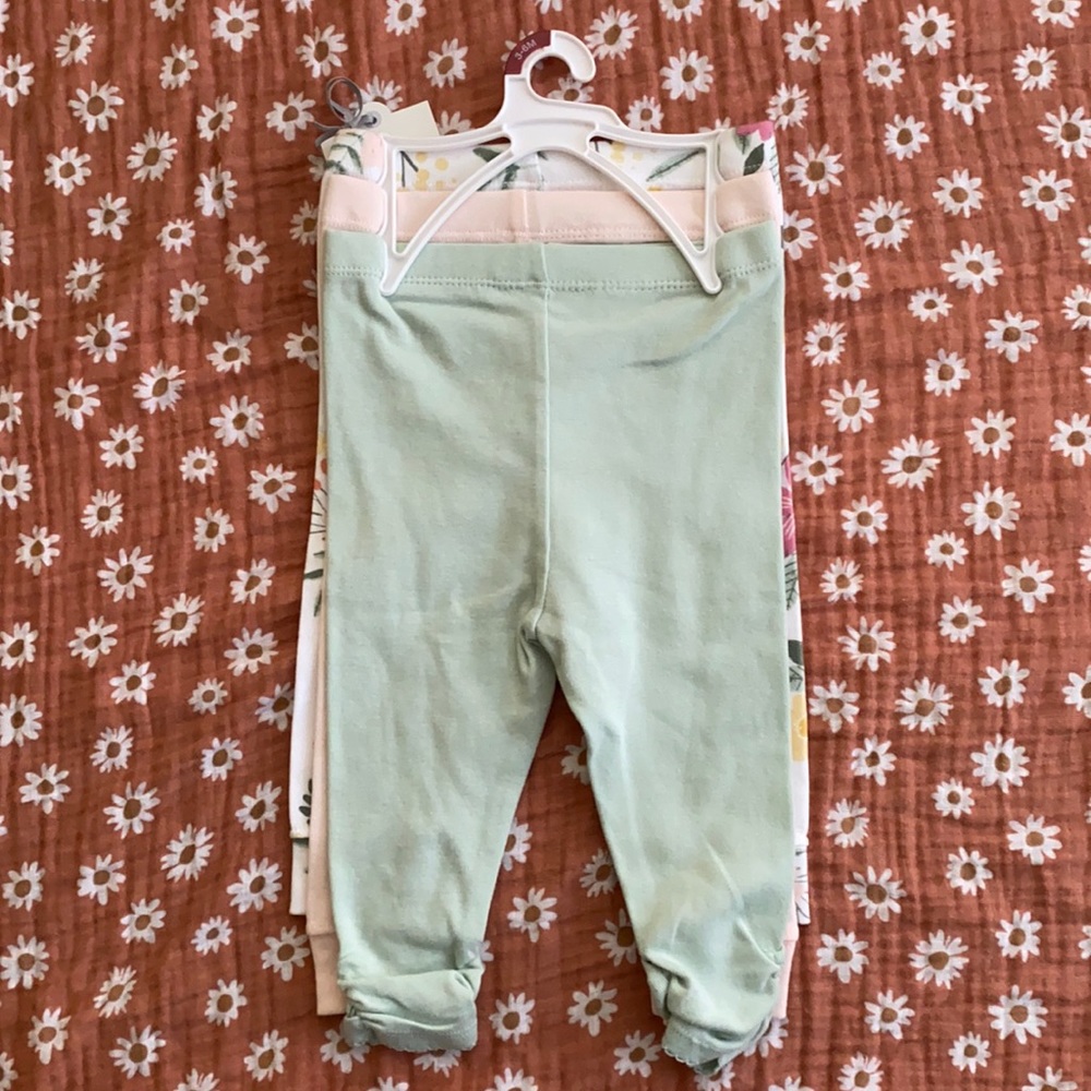 Cloud Island 3-6m Baby Pants 3-pack (new with tags)